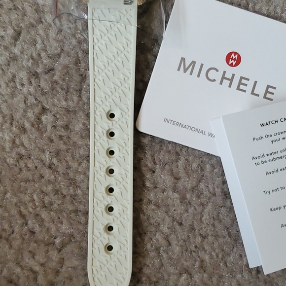 Michele host pick   ivory cape  watch new gorgeous boxed etc warranty last one - Picture 12 of 13